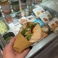 Vegan pitta wrap - 1 of 3  at Vegan Come Koala in Pisa