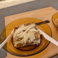 Vegan lasagne at Vegan Come Koala in Pisa