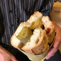 Hot dog at Vegan Come Koala in Pisa