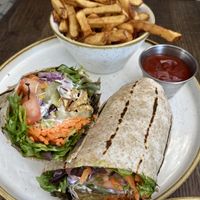 Tempeh bacon 😋   at Fresh on Danforth in Toronto