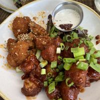 Cauliflower wings  at Fresh on Danforth in Toronto