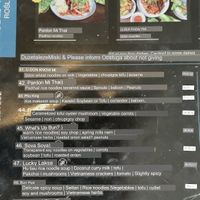 Translated English menu via google translation   at U&Mi in Warsaw