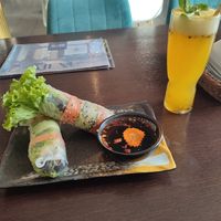 Spring rolls at U&Mi in Warsaw