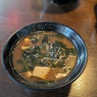Miso soup at U&Mi in Warsaw