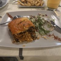 Vegan mousaka- delicious😍  at Greek Village in Corfu