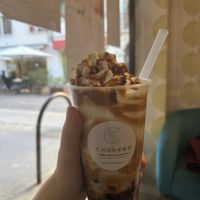 100% vegetale- peanut butter boba   at Chatime Bubbletea  in Pordenone
