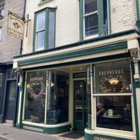 The cover  at Shepherds Parlour in Hay-on-wye