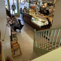 Downstairs  at Shepherds Parlour in Hay-on-wye