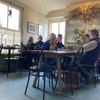 Upstairs  at Shepherds Parlour in Hay-on-wye