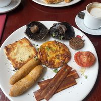   at Linen Hall Cafe in Belfast