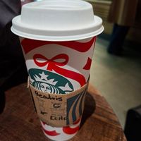 Hot chocolate with soy milk at BCN - Starbucks - T1 in El Prat De Llobregat