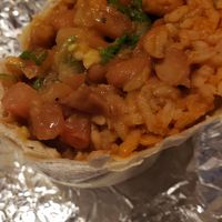 Veg burrito 🌯 at Nacho Bizness in Monterey