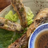Vegan spring rolls  at Good Morning Vietnam in Berlin