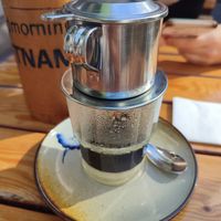 Vietnamese coffee at Good Morning Vietnam in Berlin
