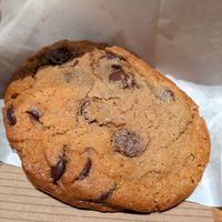 Vegan tahini chocolate chip cookie at Brassica in Upper Arlington