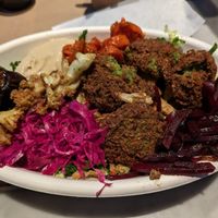 Falafel bowl at Brassica in Upper Arlington