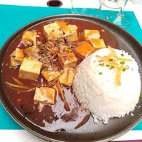 Tofu sauce tomate gingembre at Bamboo in Millau