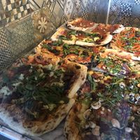 Vegan pizzas by slice   at Nini e Pettirosso in Berlin