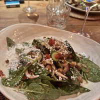 Ensalada de garbanzos y calabaza   at AIYANNA in Ibiza