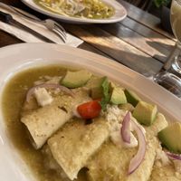 Vegan quesadillas.  at Café Mogagua in Isla Mujeres