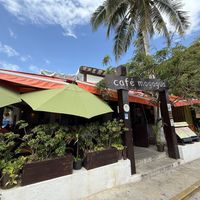   at Café Mogagua in Isla Mujeres