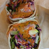 Sweet potato wrap at Spicer+Cole in Bristol