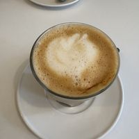 Oat cappuccino   at Cafe Perle in Toulouse