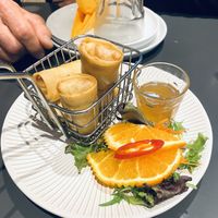 Spring rolls - not soggy or greasy - just right.  at Siwa Lee in East Gosford