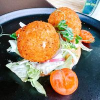 Arancini  at The Half Moon Inn in Telford
