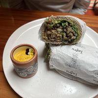 Classic wrap  at Tafru Restaurante in Pisac