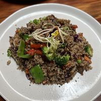 Quinoa w veggies  at Tafru Restaurante in Pisac