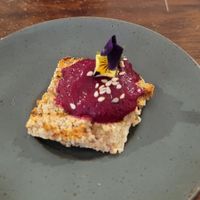 Small appetizer at Tafru Restaurante in Pisac