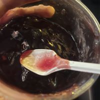 Mazamorra morada   at El Puntito del Dulce in Lima