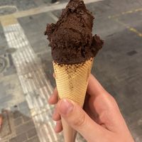 Dark n’ Orange (baby size)  at DaVinci Gelato in Crete