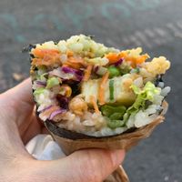 El Vegano Sushi Burrito at Rock'n'rolls in Montpellier