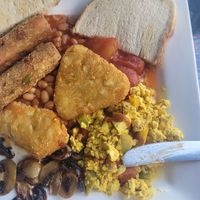 Vegan Breakfast £9.50 incl coffee at Iron Horse Ranch House in Market Deeping