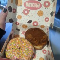 Sprinkles and speculoos filled at Batch'd in Sheffield