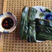 Vegan bun loc (steamed glutinous rice cakes)#1 on menu. at Quán Chay An in Hue