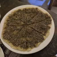 Zataar bread   at The Lebanesian Warung in Denpasar