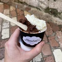   at Marshall's Gelato in Kotor