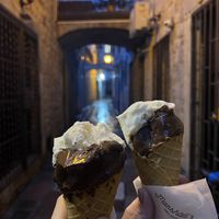   at Marshall's Gelato in Kotor