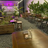 Dinner at rooftop garden   at 21 Grams Vegetarian in Da Nang