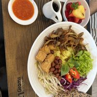 Vegan noodles   at 21 Grams Vegetarian in Da Nang