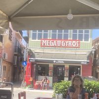 Mega gyros restaurant  at Mega Gyros in Lefkada