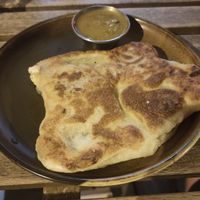 Roti (with cheese) at Boleh Lah in Lyon