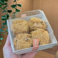 Vegan Mini Golden Floss Bites at Greendot Patisserie in Central Singapore