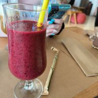 Berry Burst Smoothie at Bohemia The Journey in Santorini