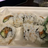 Inside our veg sushii  at Smartdeli Sushi & More in Berlin