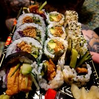 All vegan at Sushi Marvel in Manchester