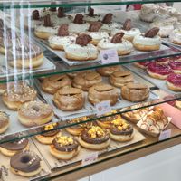 3 vegan donuts, need more ! at La Donuteria in Paris